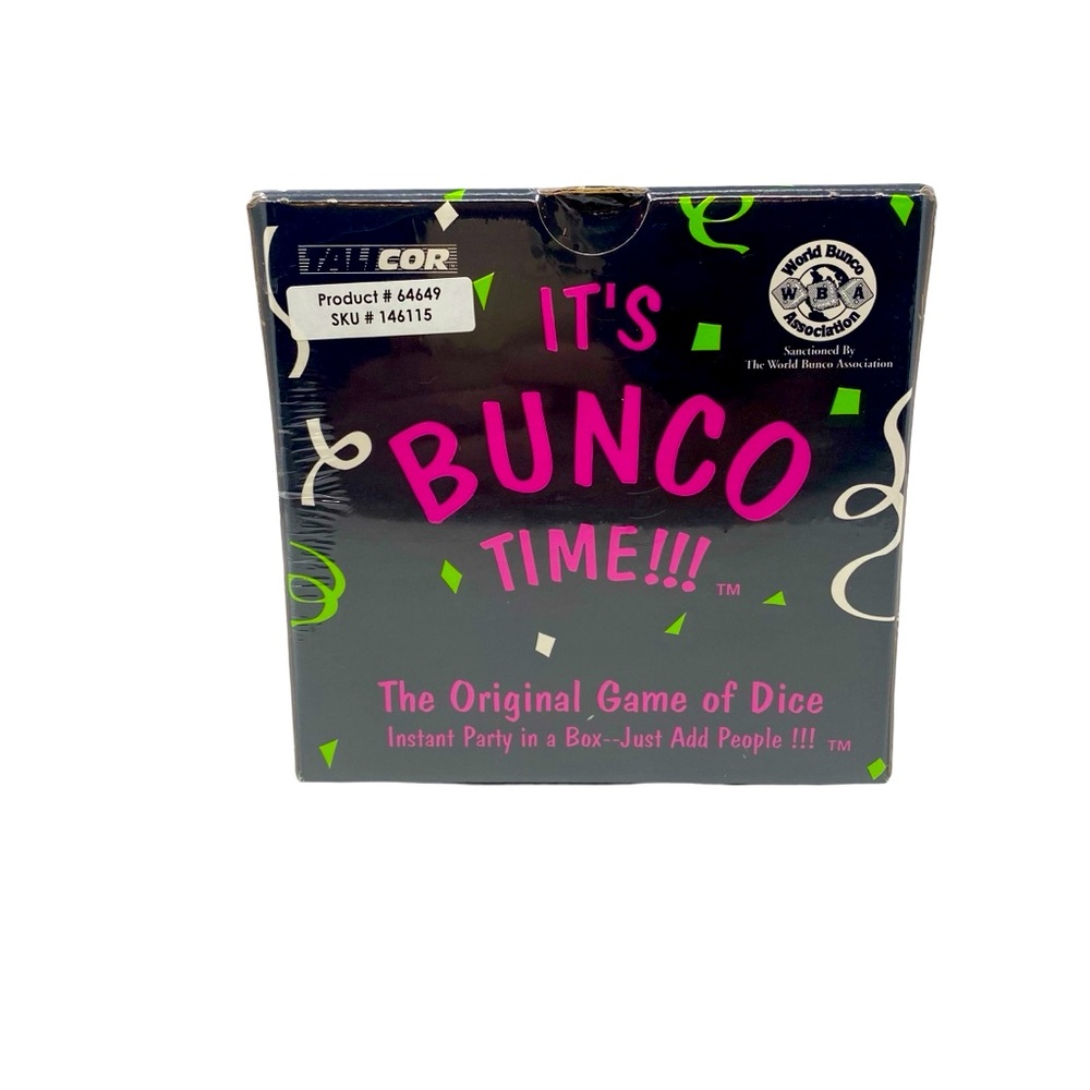 Vintage “It’s Bunco Time” Dice Game by Talicor Las‎ Vegas 1999 Edition NEW